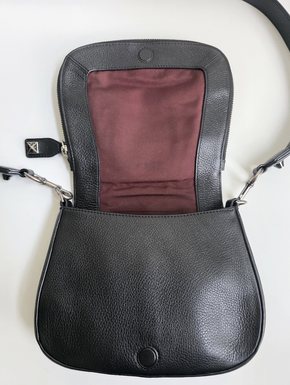 Marc Jacobs Recruit Studded Saddle Bag - Picture 10 of 14